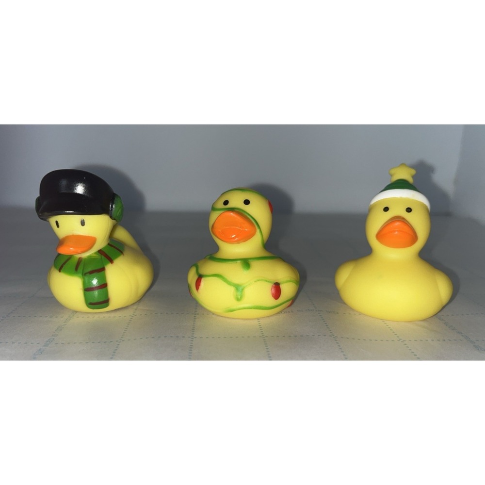 Christmas‎ & Winter Rubber Duck Set Dashboard Collectibles